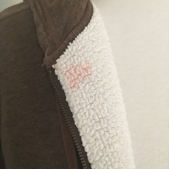J. Crew Brown Vintage Fleece Hoodie - Picture 6 of 6